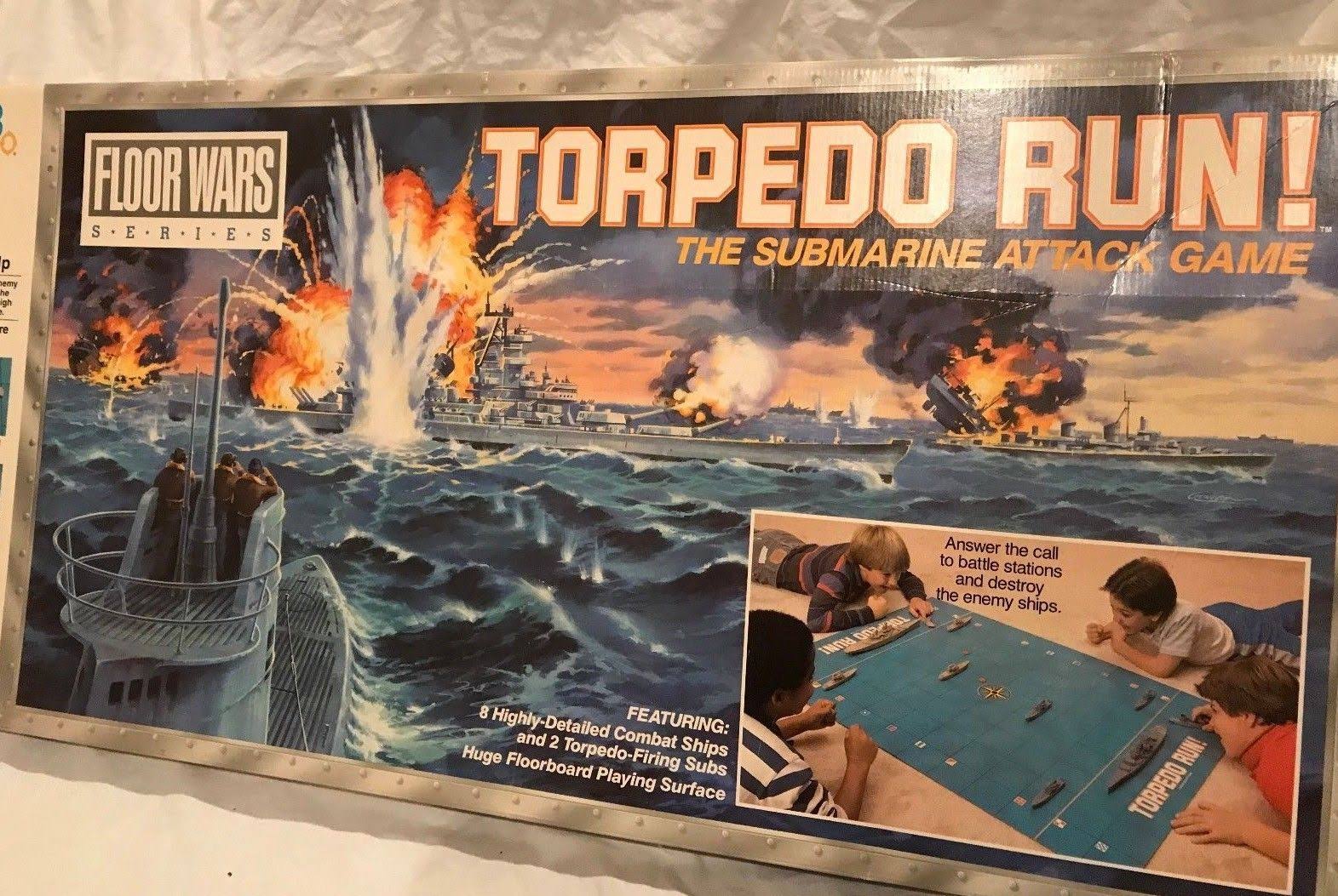 Torpedo Run Game - 1986 - Milton Bradley - Great Condition