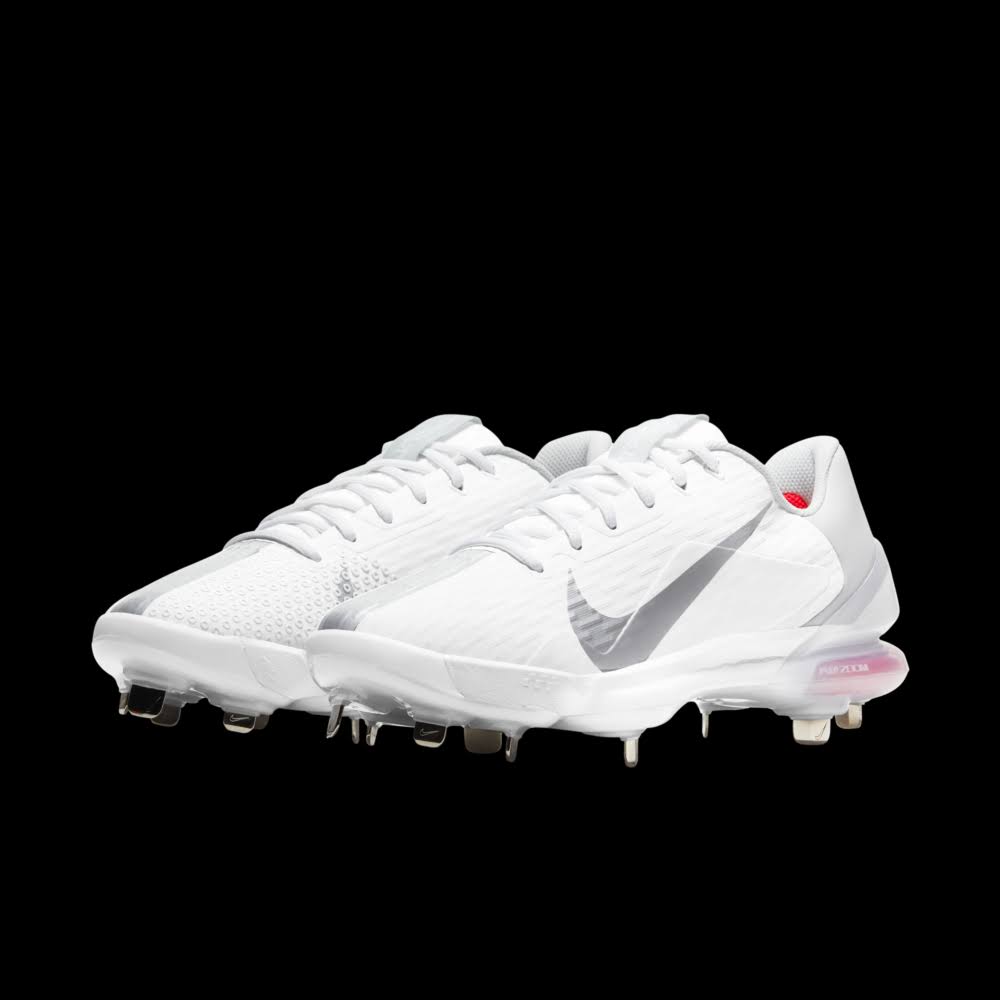 Nike Men's Force Zoom Trout 7 Pro Metal Baseball Cleats, White