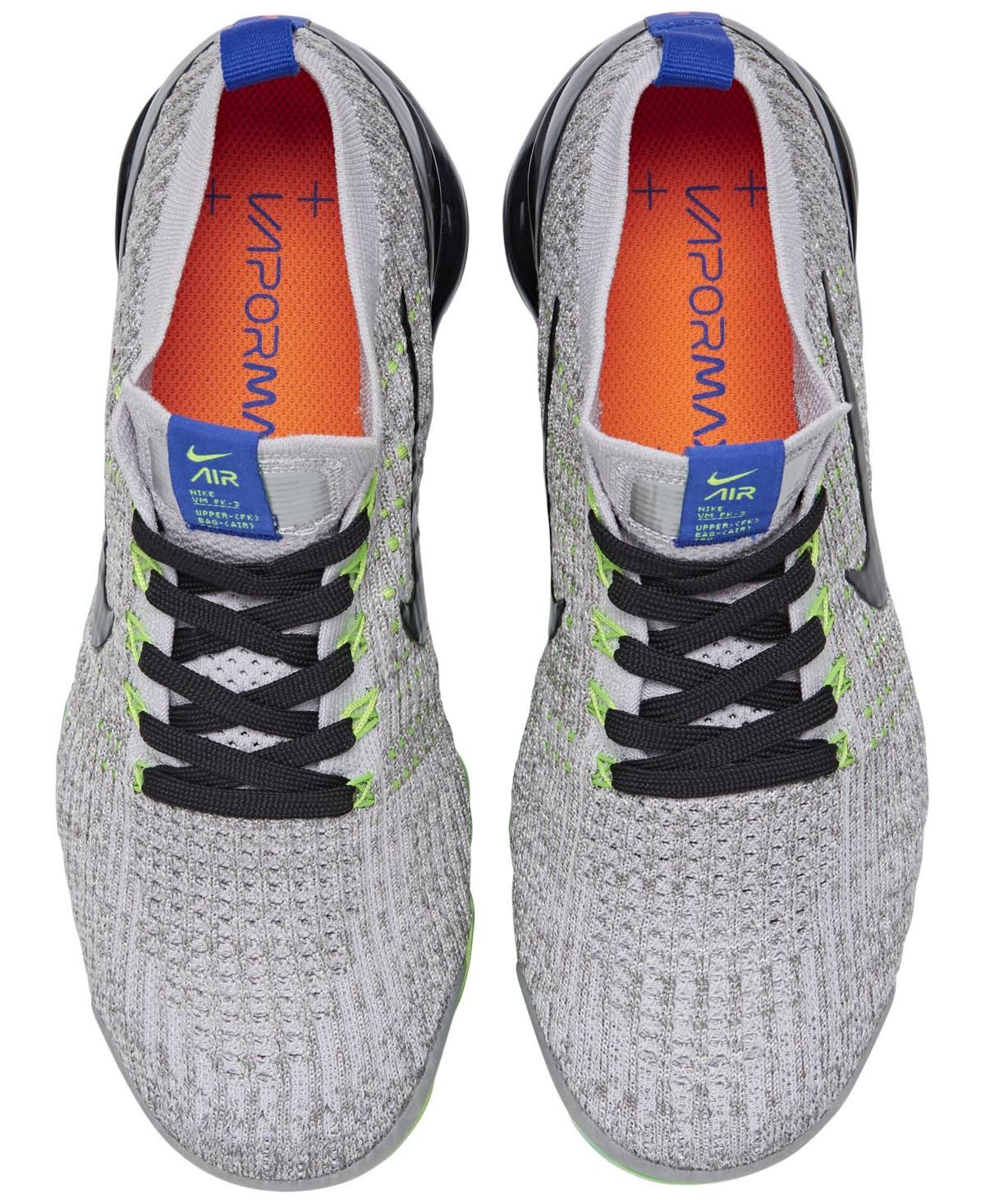 Nike Air VaporMax Flyknit 3 Vast Grey/Black/Dark Stucco Men's Shoes, Size: 11.5