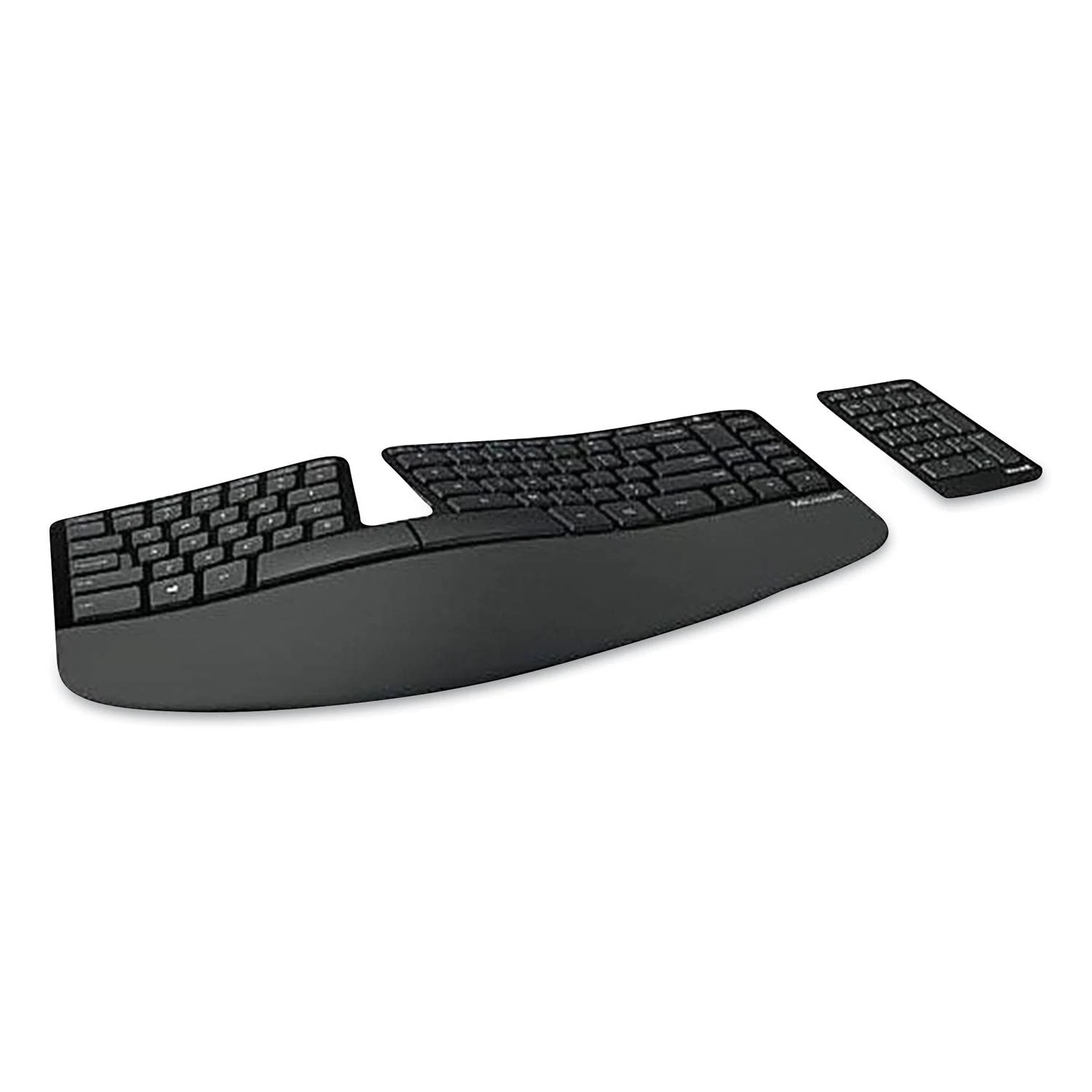 Microsoft 2.4 GHz Sculpt Ergonomic Wireless Keyboard and Keypad Set, Black