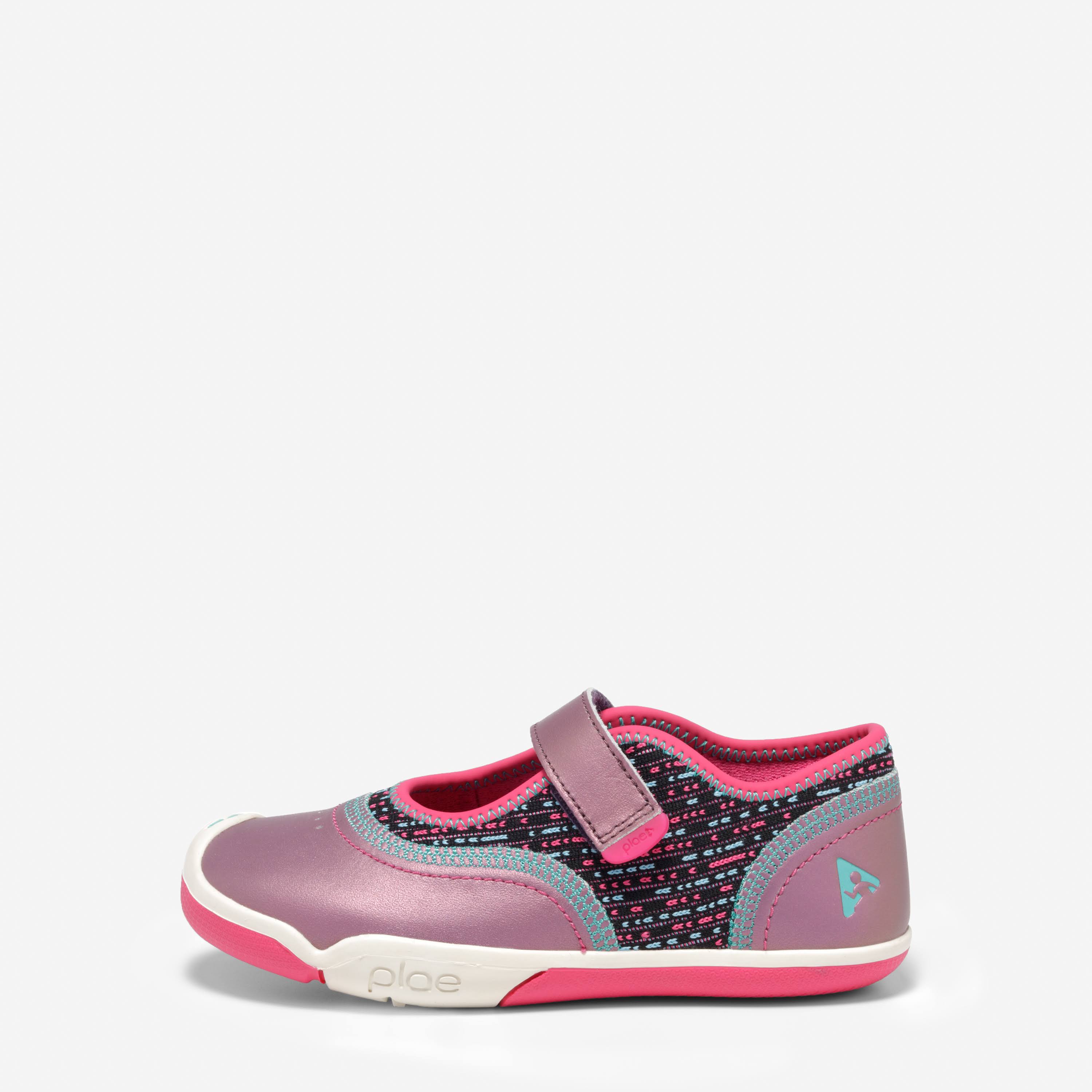 Plae Emme - Imperial Garnet Kids Shoe - Size 2 Kids, Pink