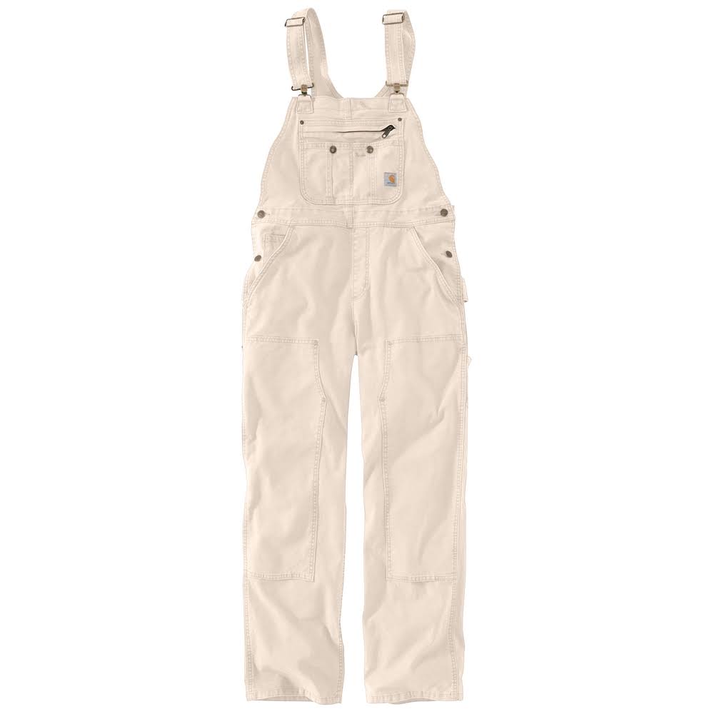 Carhartt Crawford Double-Front Bib Overall | Natural | Small