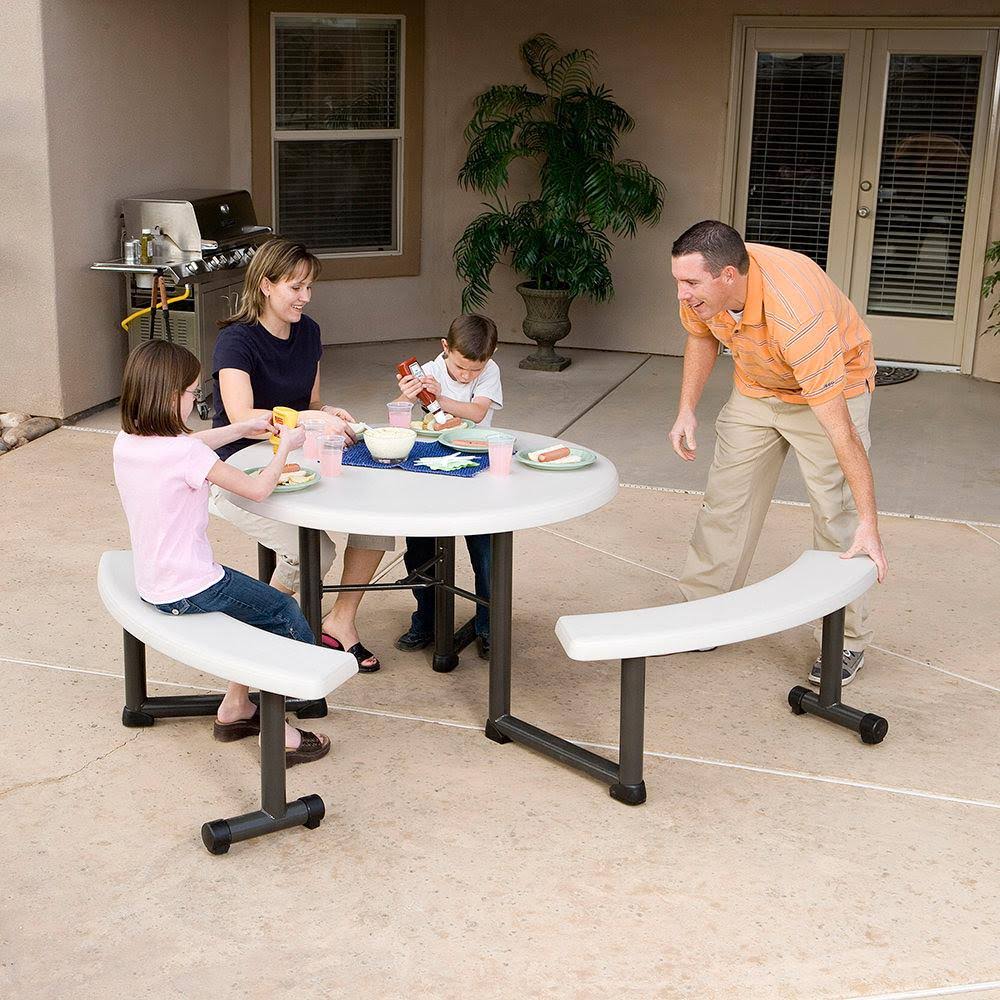 Lifetime 44-inch Round Picnic Table