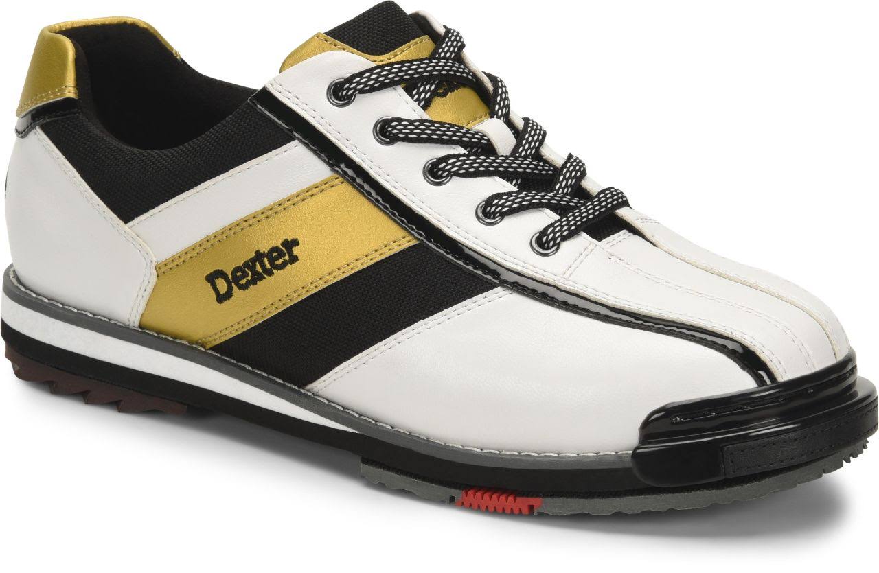 Dexter SST 8 Pro White/Black/Gold Mens Bowling Shoes