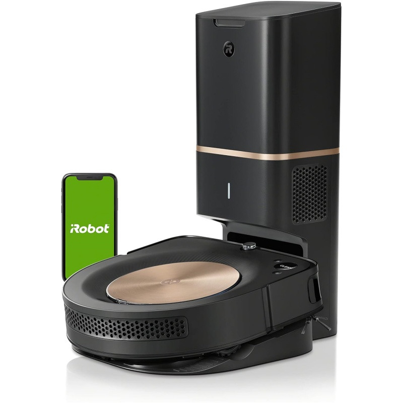iRobot Roomba s9+ (9550) Robot Vacuum with Automatic Dirt Disposal- Empties Itself, Wi-Fi Connected, Smart Mapping, Powerful Suction, Anti-Allergen System, Corners & Edges, Ideal for Pet Hair, Black