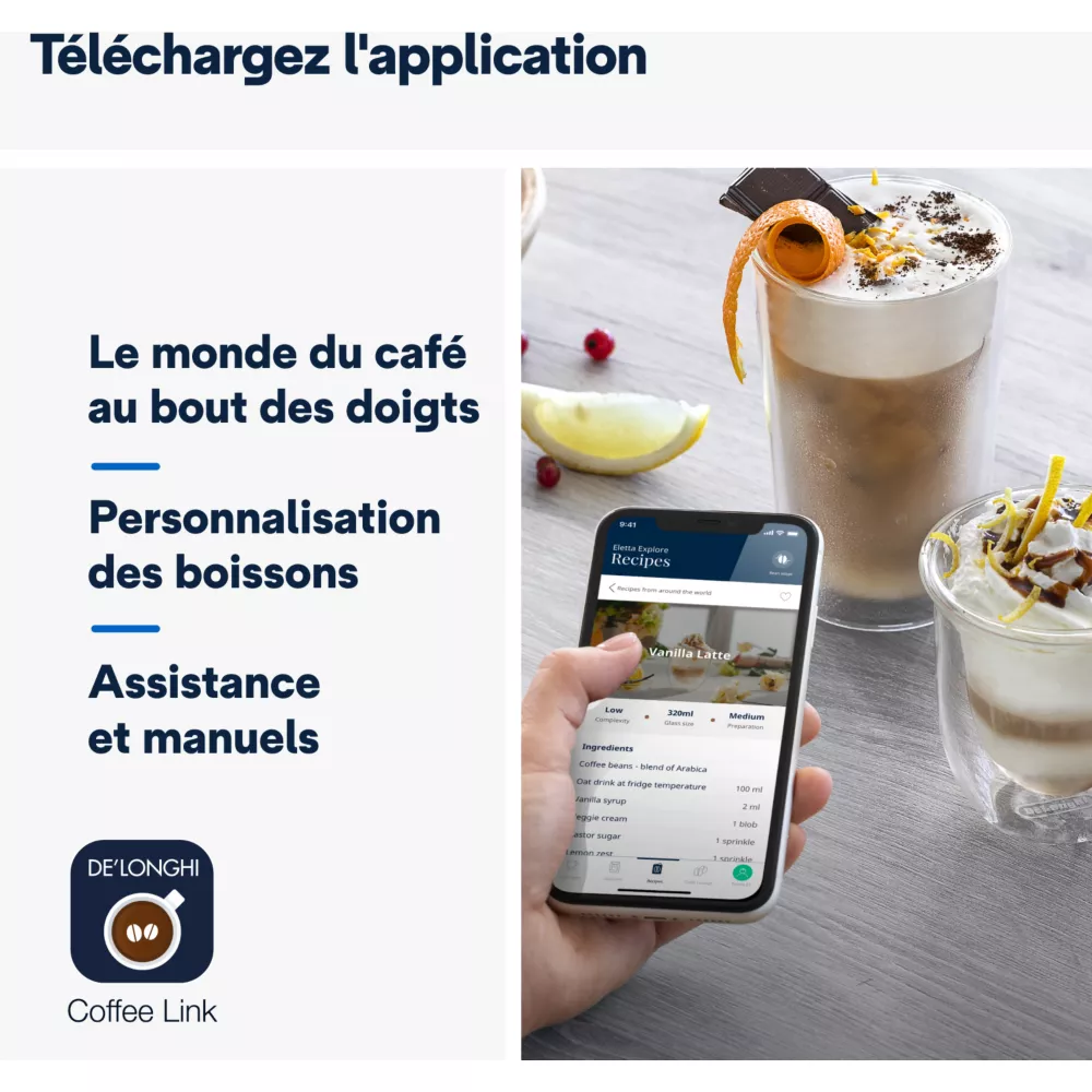 Espresso Grinder Delonghi Eletta Explore ECAM450.65.S Silver