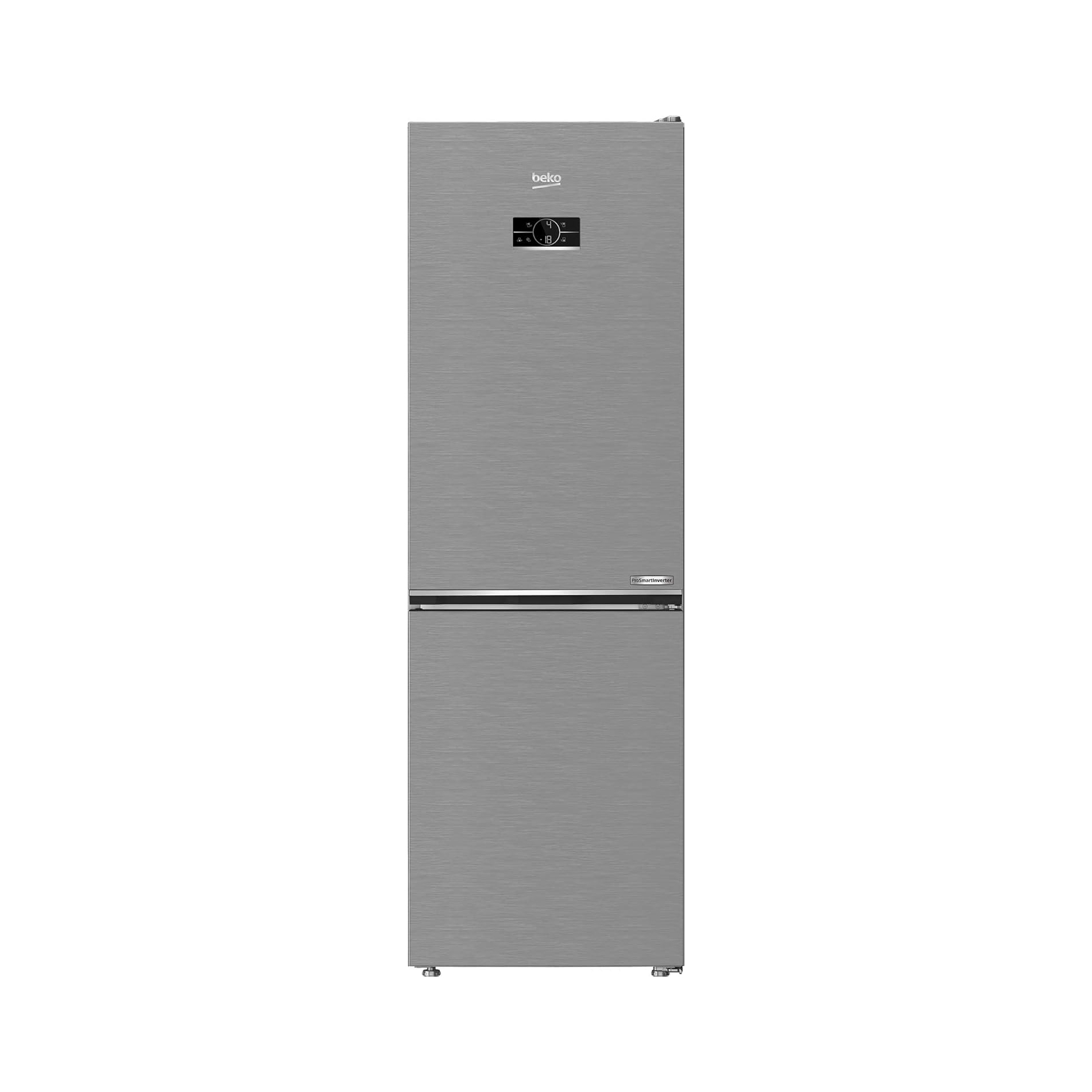 Beko bPRO 500 B5RCNE366HXB Freestanding Fridge/Freezer, Large Fridge, 316L, NoFrost, Smooth Fit: 90 Degree Door Opening, 3 Freezer Drawers, 0°C Zone, HarvestFresh, Stainless Steel Look [Energy Class C]