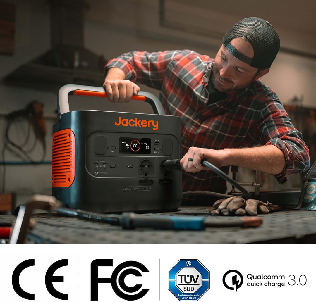 Jackery Explorer 1500 Pro, 1512Wh portable generator