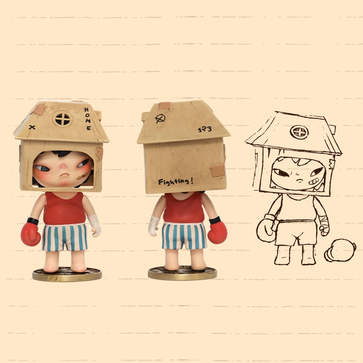 POP MART HIRONO Other One Series-1PC Populaires Figurines Aléatoires Figurines d’Action Figurines de Jouet Figurines à Collectionner Cadeaux Créatifs