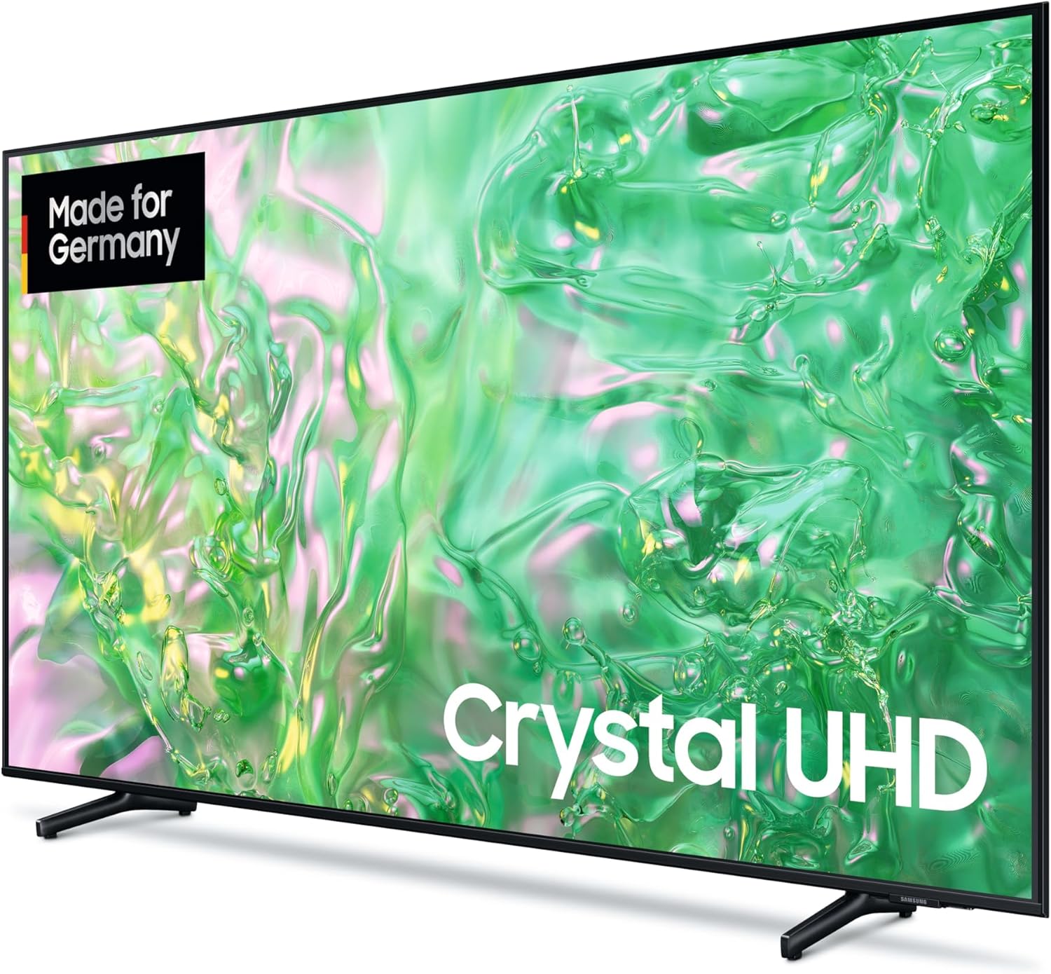Samsung Crystal UHD 4K DU8079 TV 65 Inch Samsung TV with Dynamic Crystal Colour, 4K Upscaling, AirSlim Design, Smart TV, GU65DU8079UXZG, German Model [2024] [Energy Class G]