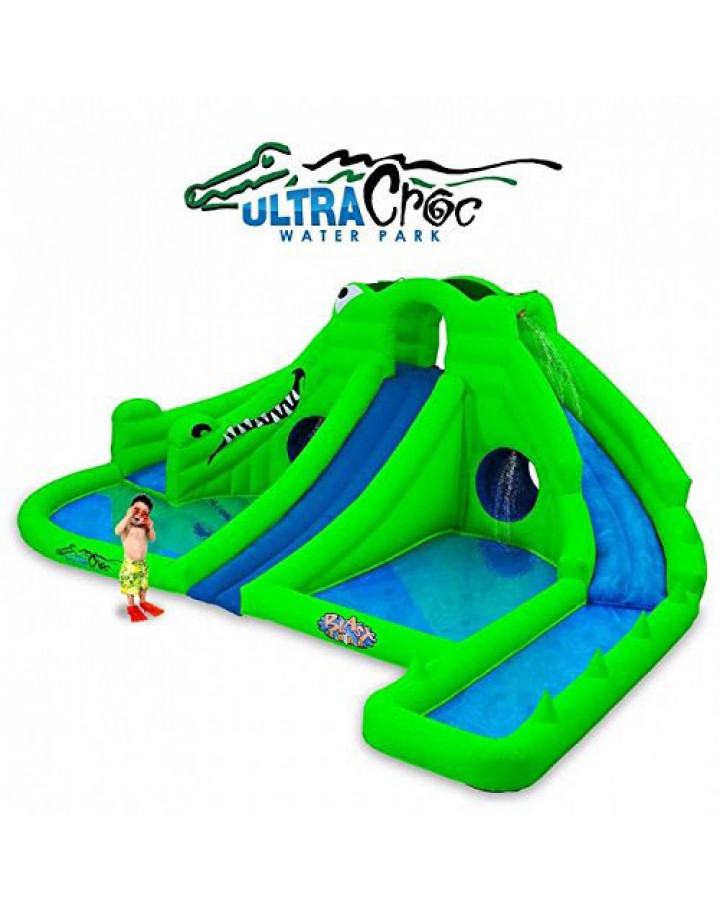 Blast Zone Ultra Croc Huge Inflatable Water Park