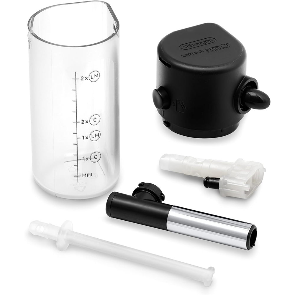 De'Longhi Magnifica Evo ECAM 292.81.B Fully Automatic Coffee Machine with LatteCrema Milk System, 7 Direct Selection Buttons for Cappuccino, Espresso and Other Coffee Specialities, 2-Cup Function