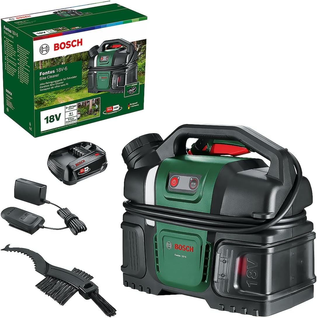 BOSCH Fontus 18V-6 Akku Bike Cleaner (EU-Version)