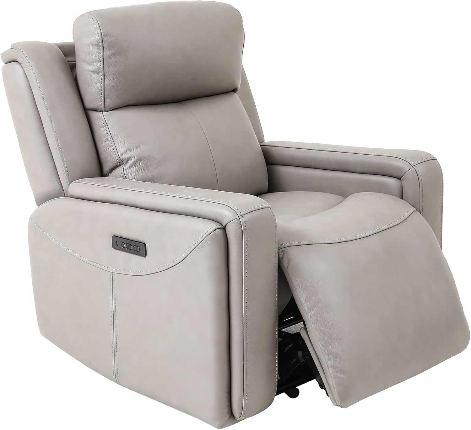Armen Living Dual Power Headrest and Lumbar Support Recliner Chair with USB Charging Ports