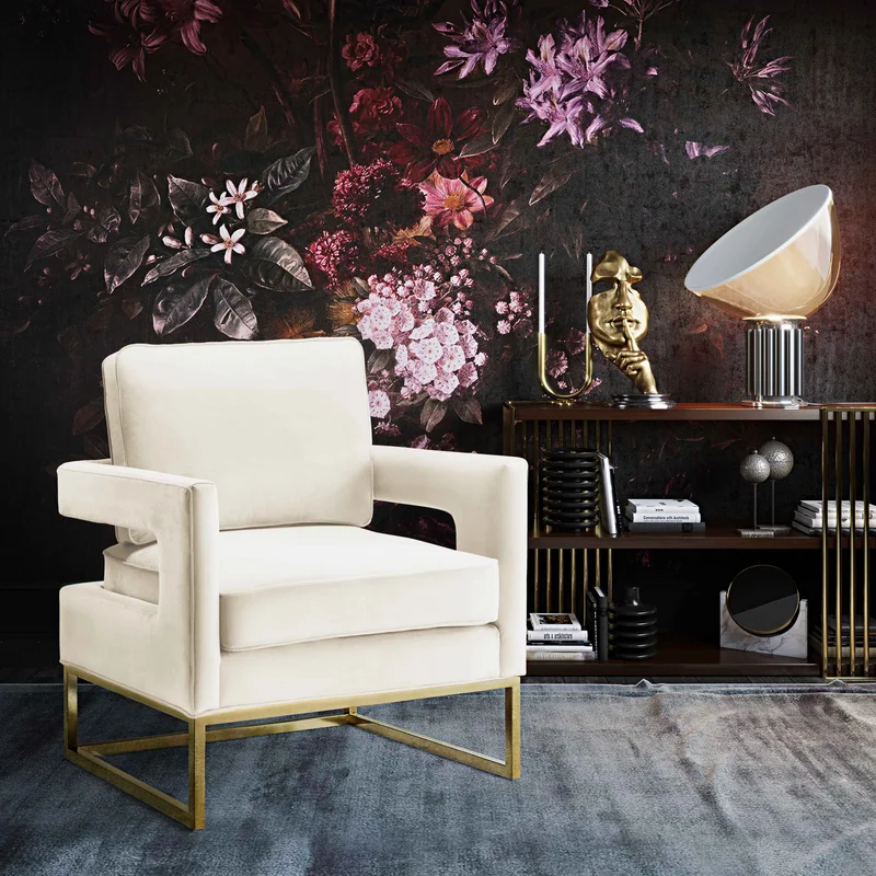 Avery Velvet Armchair