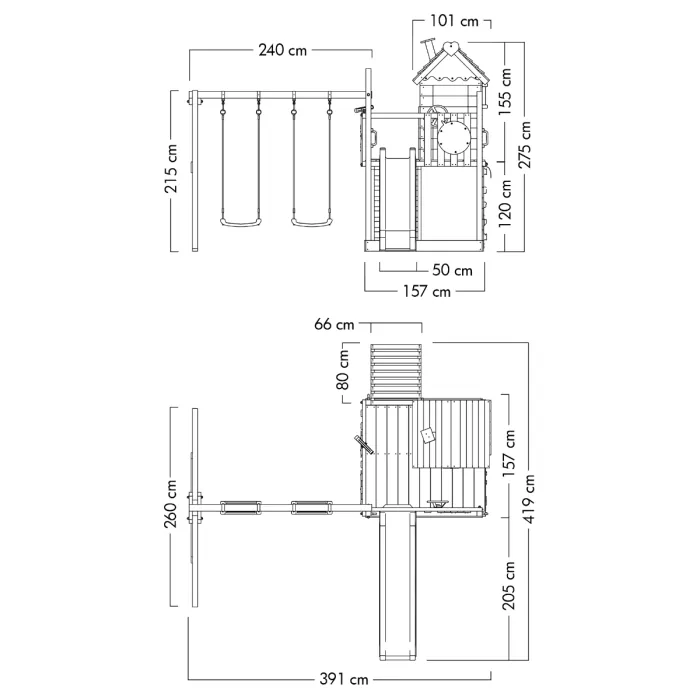 Climbing frame Wickey Smart Sparkle