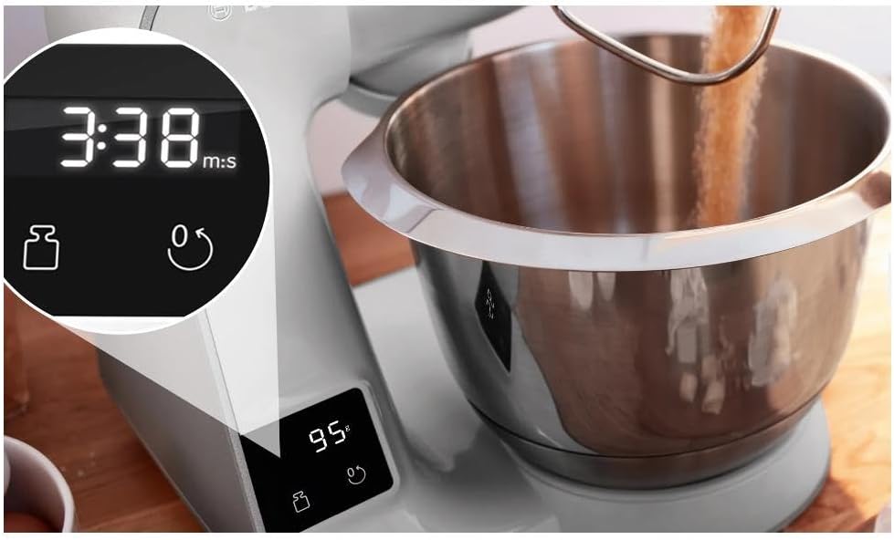 Bosch Series Food Processor MUM5XL72, integrated scale, 2x 3.9L & MUZ5EB2, 550ml bowl