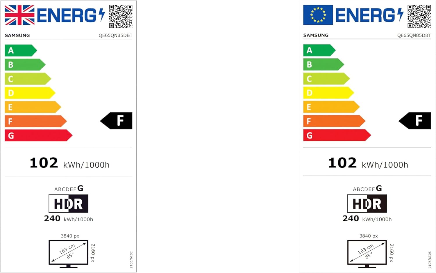 Samsung Motion Xcelerator 120Hz: Experience ultra-smooth TV gaming with up to 4K 120Hz motion* [Energy Class F]