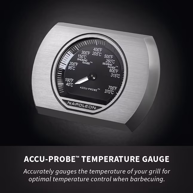 Napoleon Rogue 3-Burner Propane Gas Grill with Range Side Burner in Black