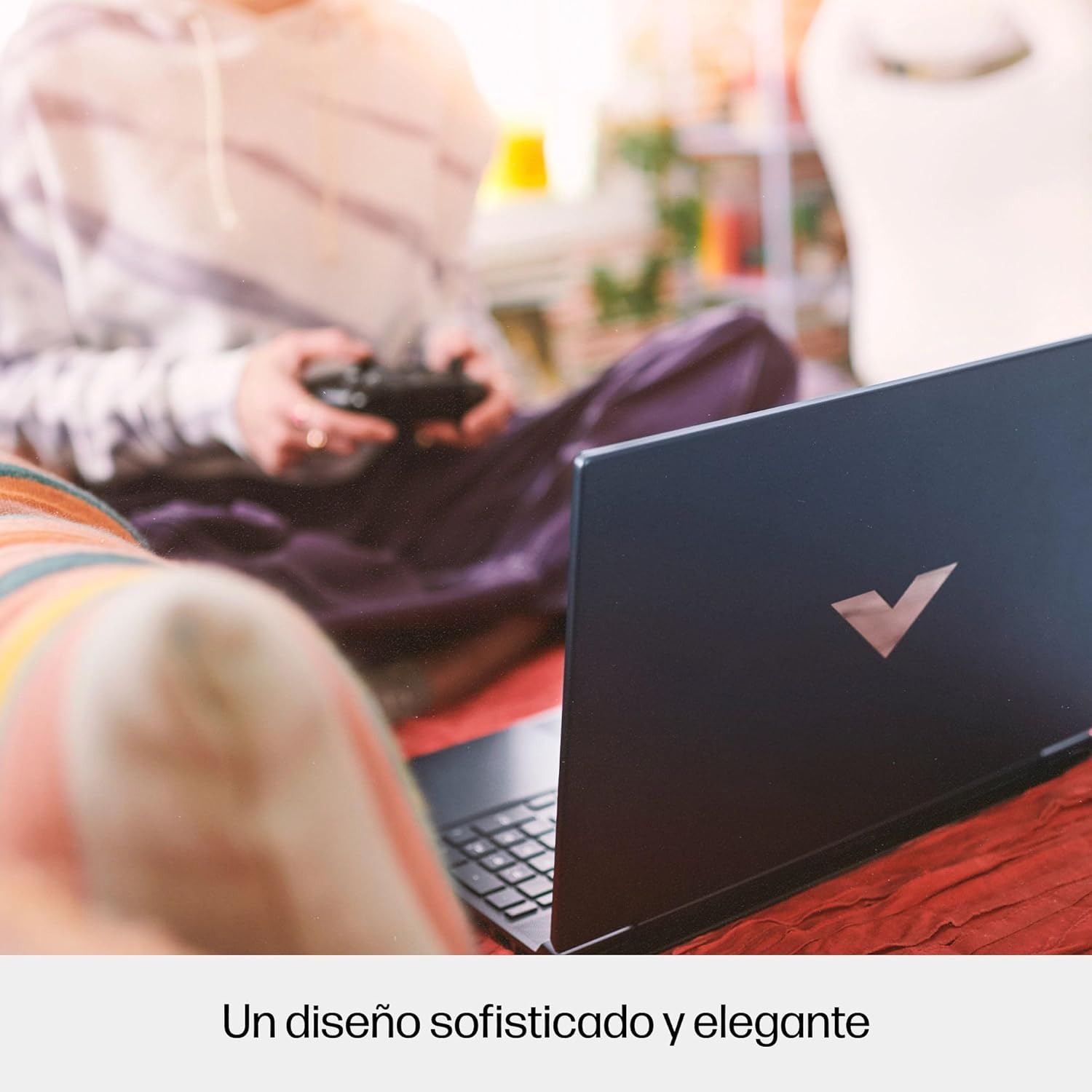 HP Victus 15-FB3038NS Gaming Laptop 15 Inch FHD AMD Ryzen AI 7 350, 16GB RAM, 1TB SSD, NVIDIA RTX 5060, FreeDos – Blue – Spanish QWERTY Keyboard