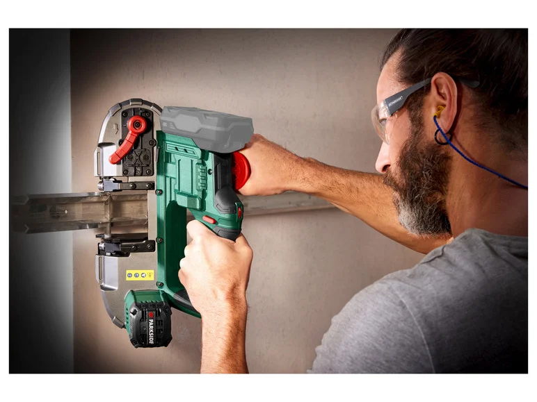 PARKSIDE Scie à ruban sans fil PMBA 20-Li B2, 20 V