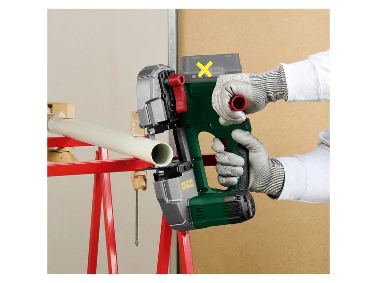 PARKSIDE Scie à ruban sans fil PMBA 20-Li B2, 20 V