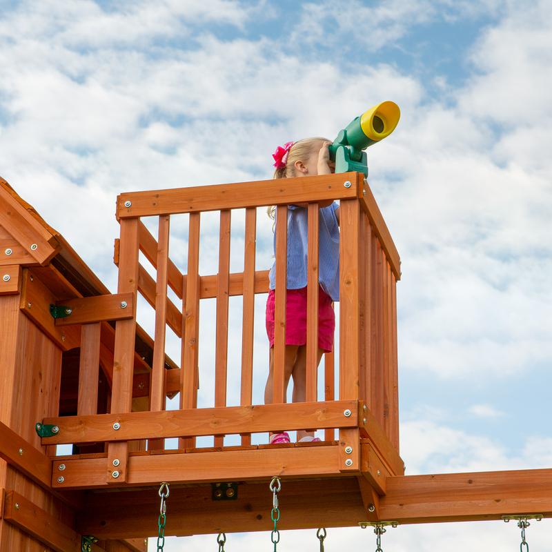 Skyfort II Wooden Swing Set