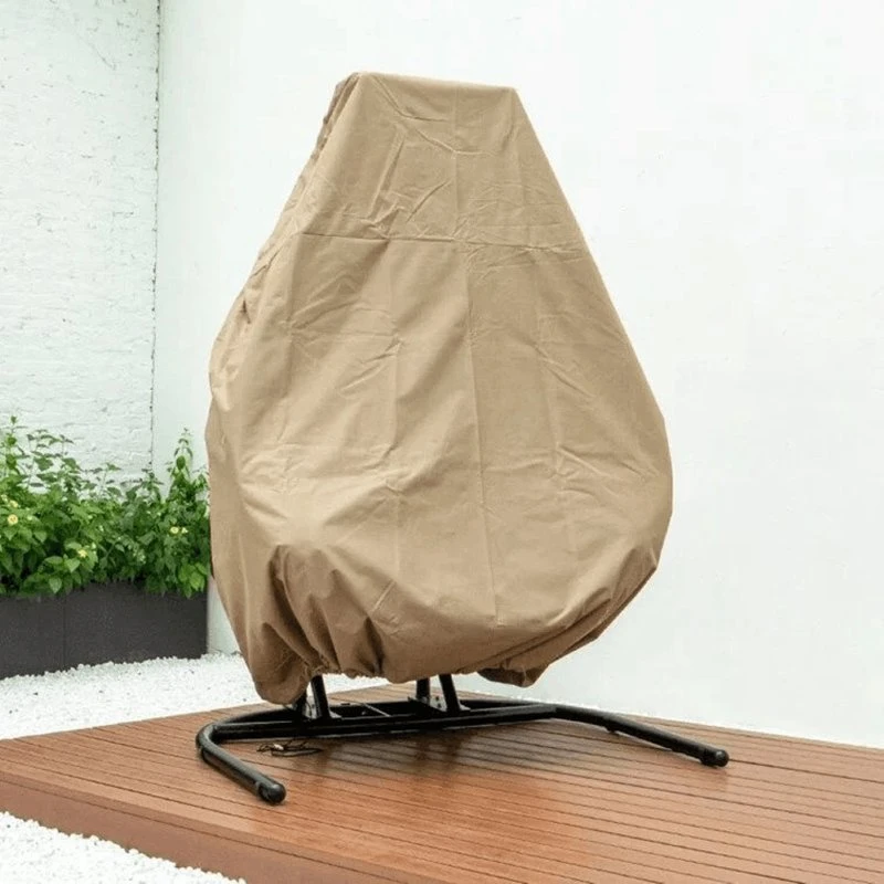 2023 Patio Wicker Swing Chair With Stand Rain Cover Included