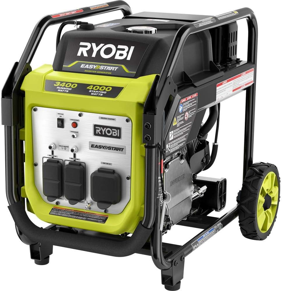 RYOBI RYi4022X 4000-Watt Gasoline Powered Digital Inverter Generator