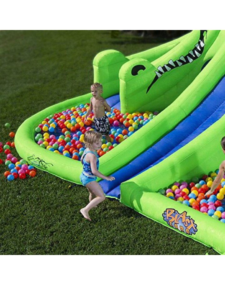 Blast Zone Ultra Croc Huge Inflatable Water Park