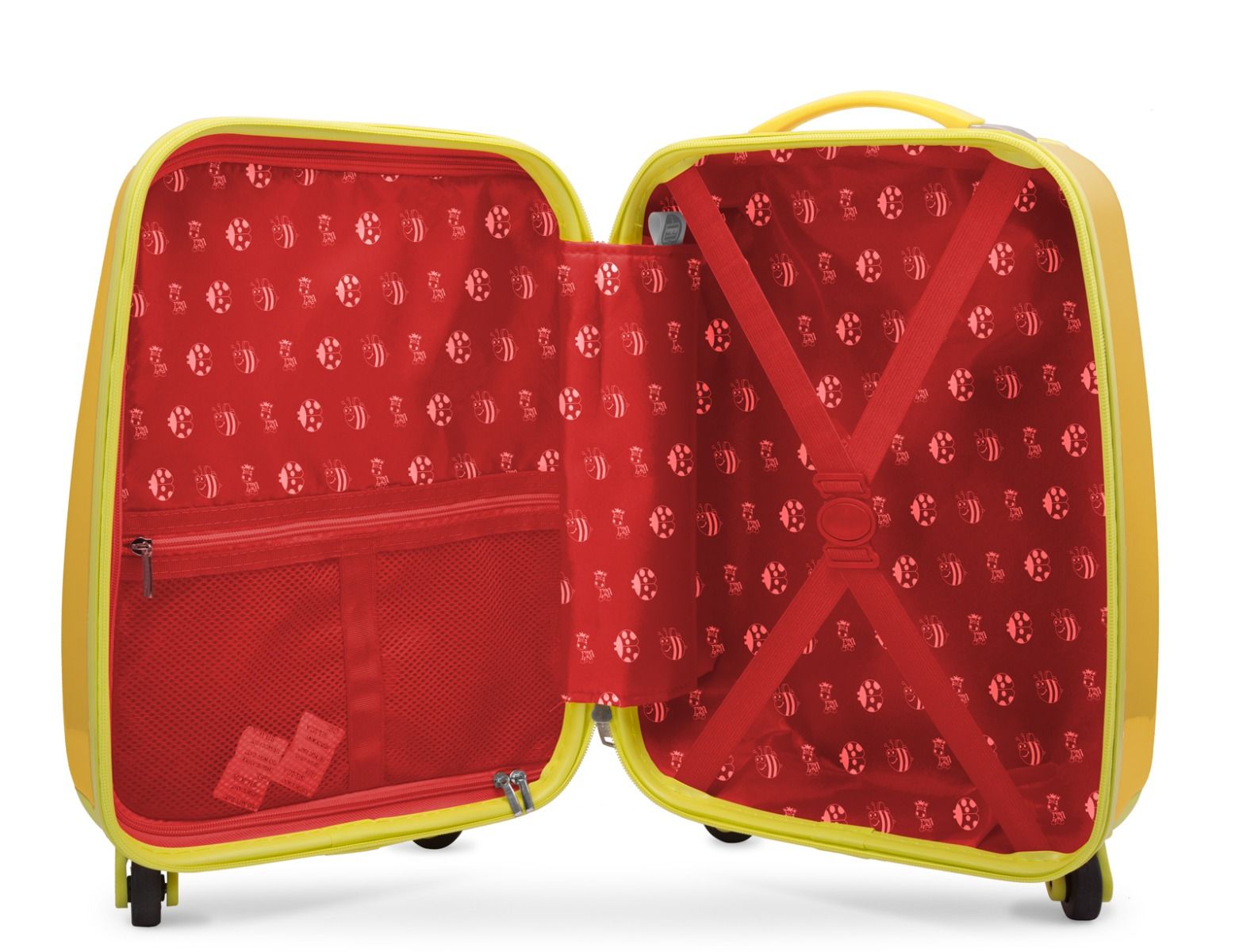 For Kids - Children's luggage + reflective stickers fairies, children's suitcase, children's hard case, hand luggage, 24 liters