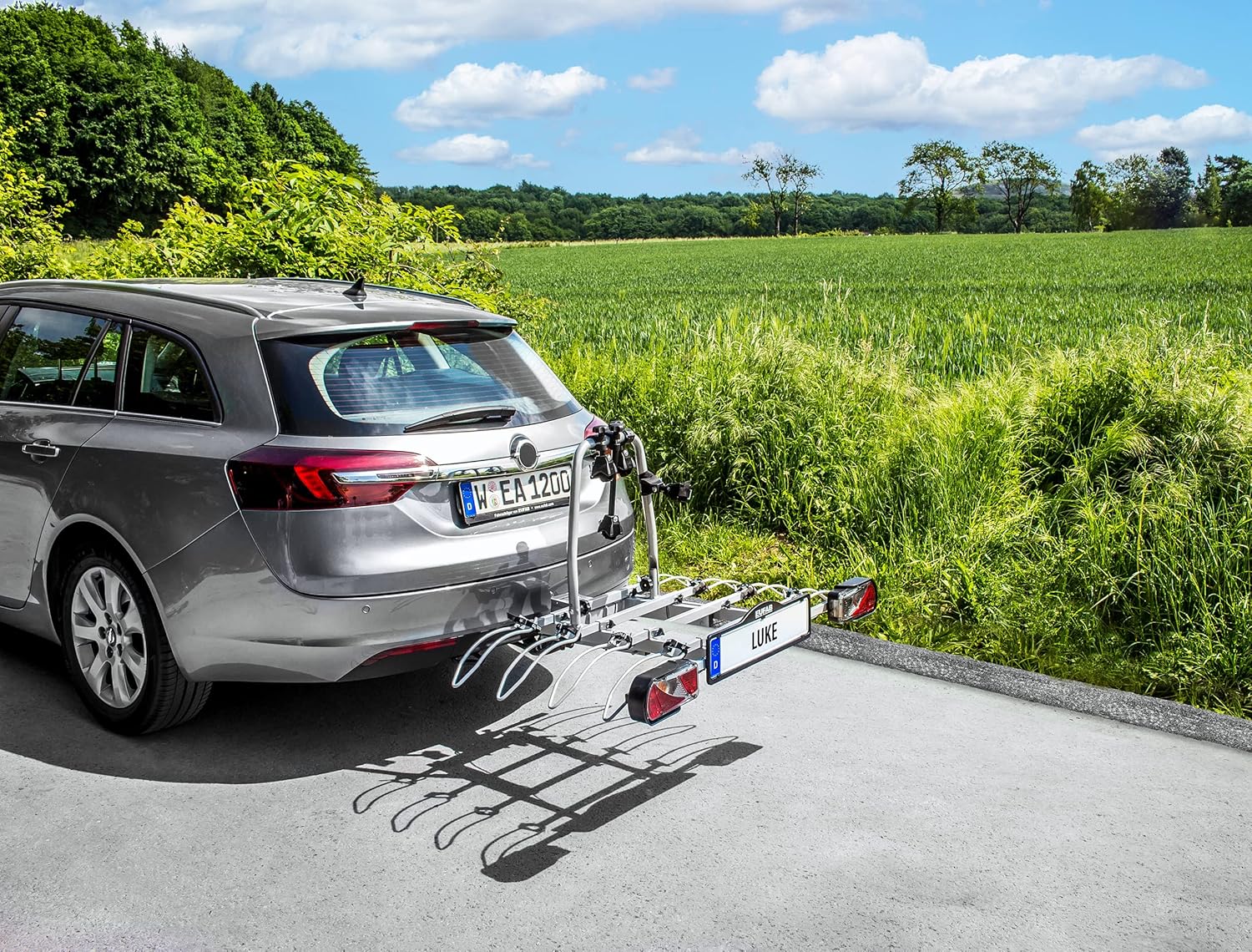 Eufab 11514 Tow Bar Carrier Luke for 4 Bicycles