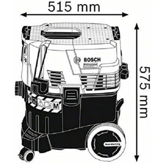 Bosch Professional 06019C31W0 Wet/Dry Vacuum Cleaner GAS 35 M AF, 1380 W