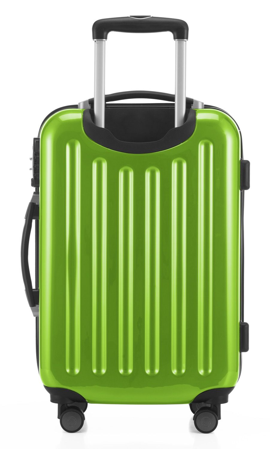 Alex - hand luggage hard shell glossy apple green, 55 cm, 42 liters
