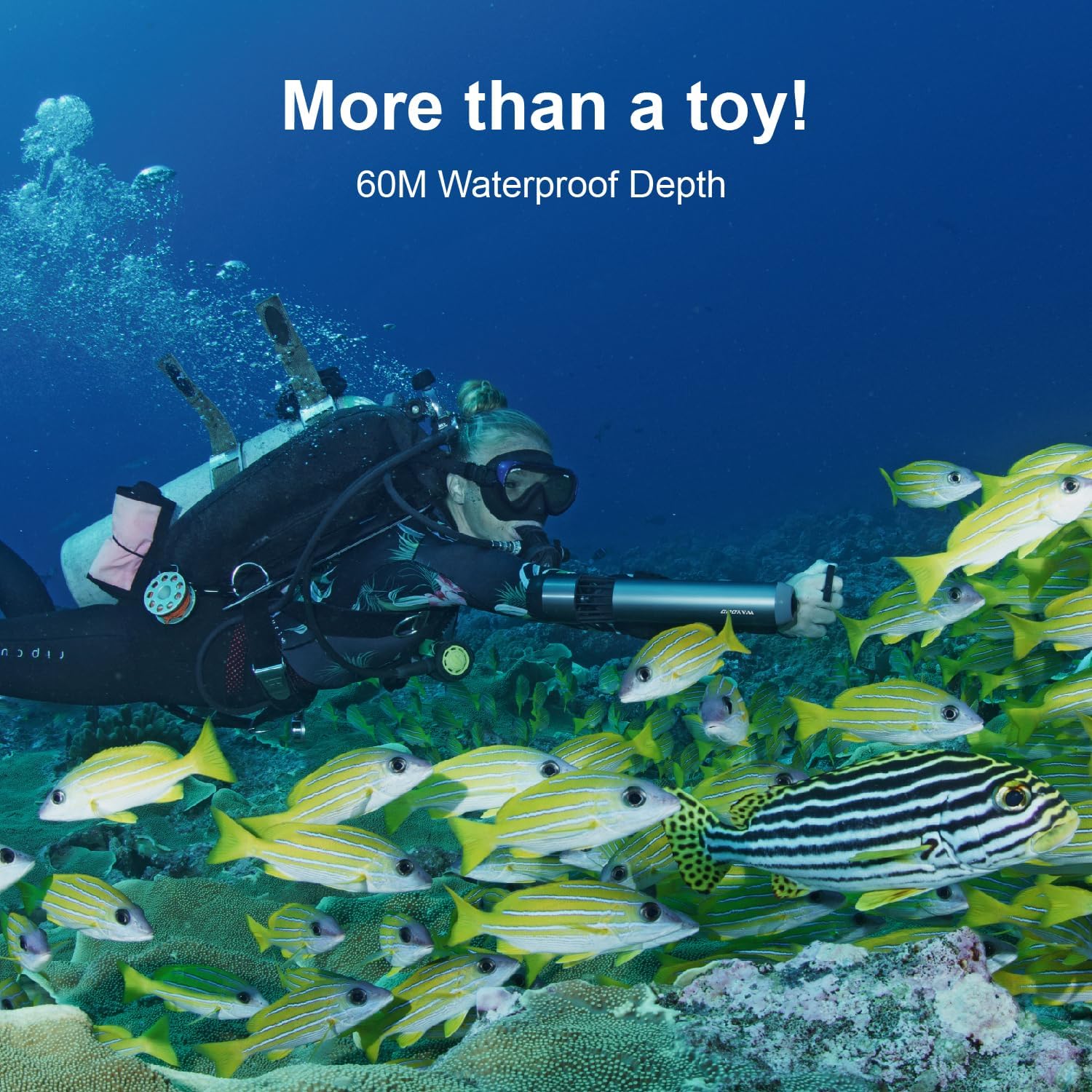 WAYDOO Subnado Scooter sous-Marin Noir Li-ION 25.2 V 3900 mAh