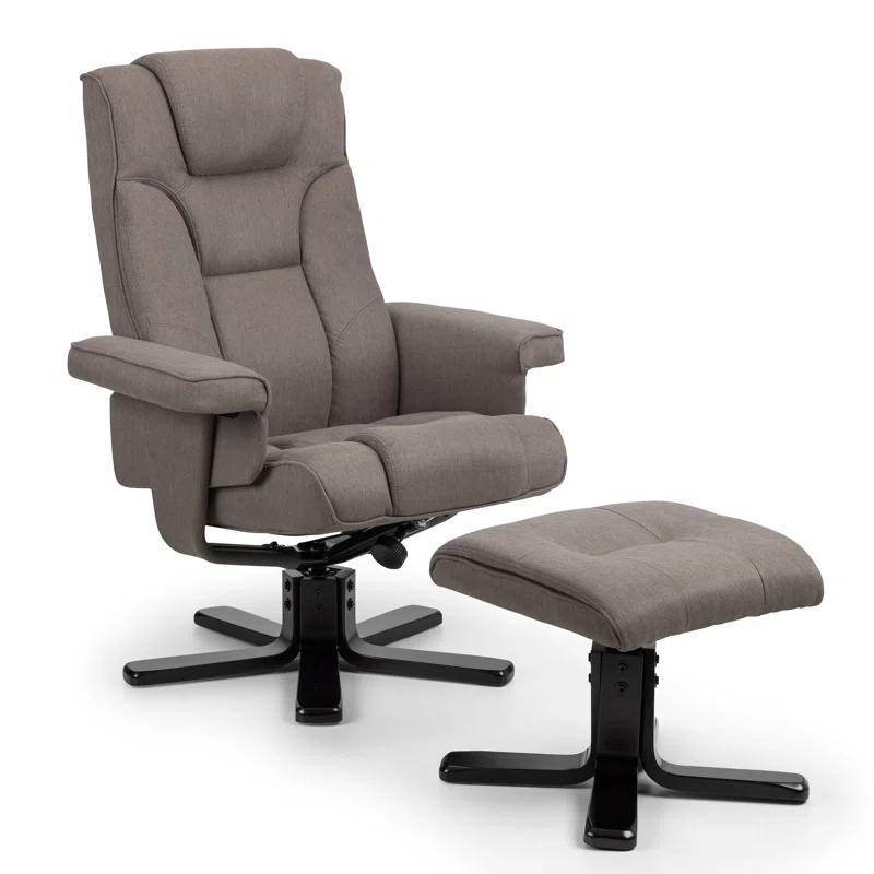 Guillot Swivel Recliner with Footstool