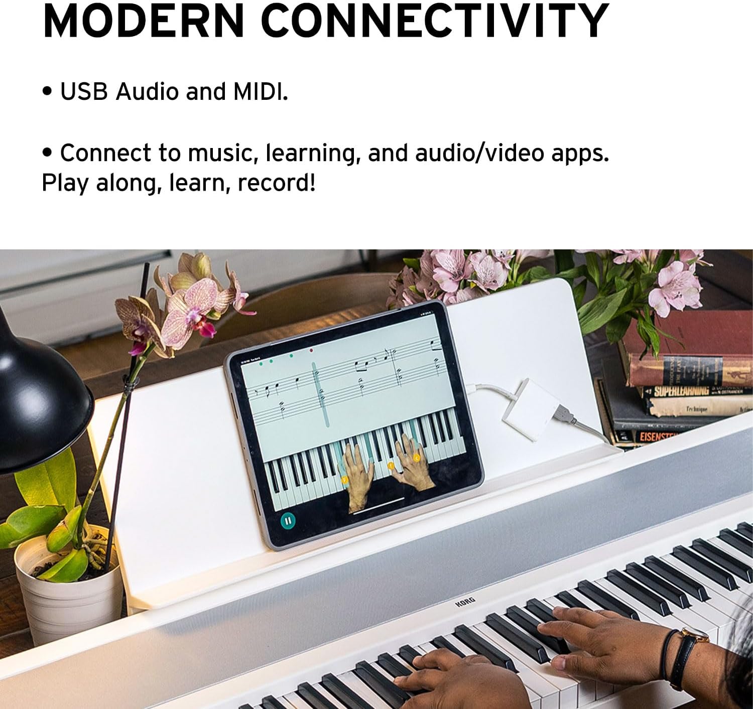 KORG Digital Piano, E-Piano, White