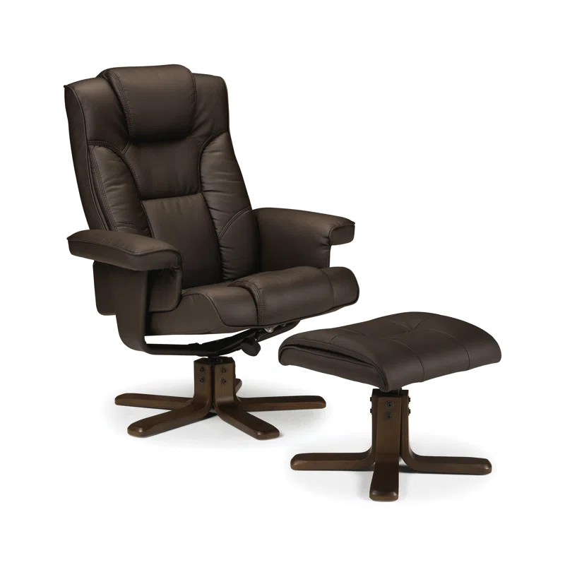 Guillot Swivel Recliner with Footstool