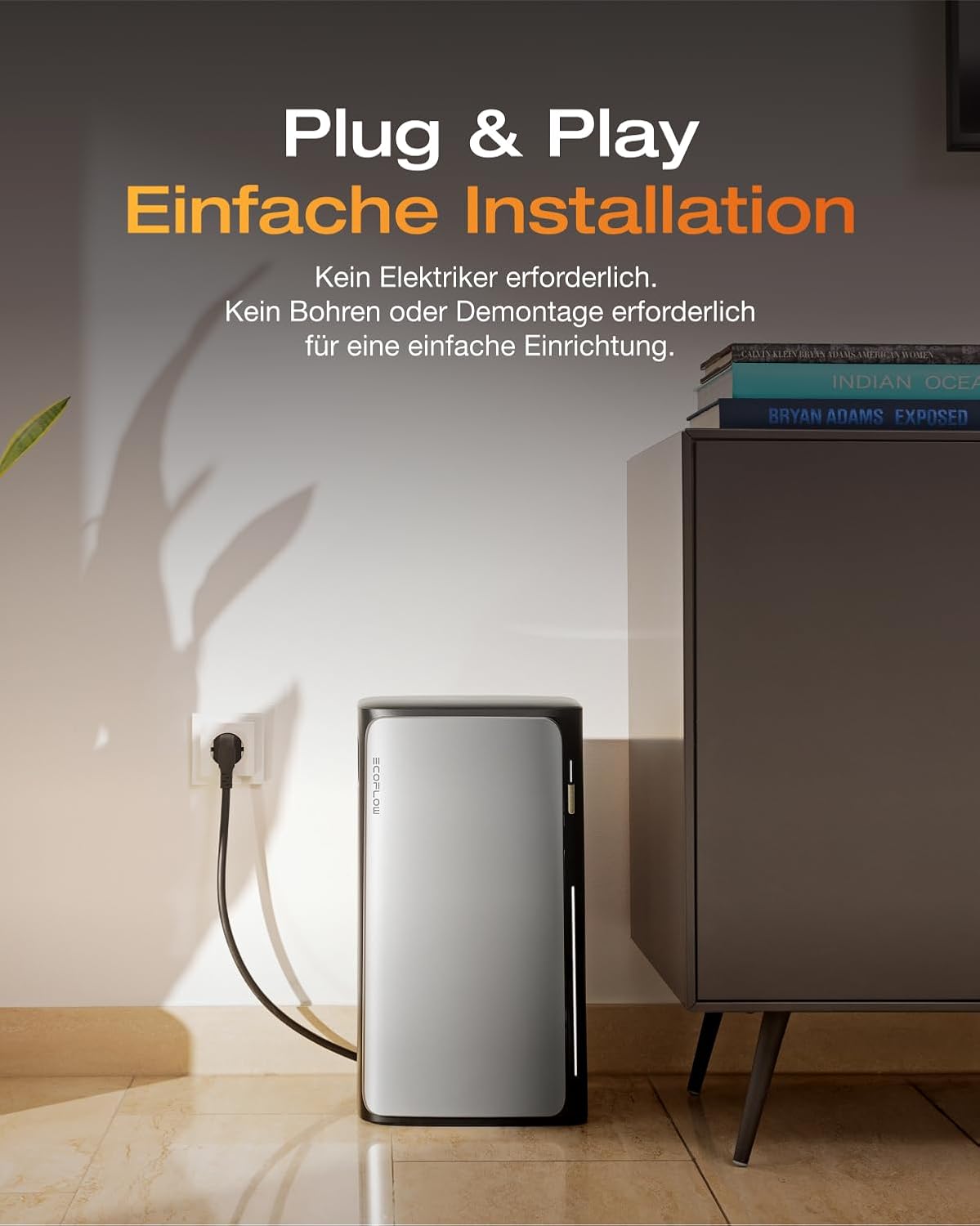 ECOFLOW STREAM Ultra und AC Pro 3,84kWh, Balkonkraftwerk mit Speicher, 3600W Solareingang, 2300W Dual AC-Anschlüsse, erweiterbarer Kapazität bis zu 11,52kWh, 6000 Ladezyklen, Smart AI, Plug&Play