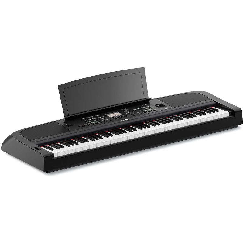 Yamaha DGX670B 88-Key Weighted Digital Piano (Black) and Yamaha LP1B 3-Pedal Unit for P225, P125, P121, P515, PS500 and DGX670 (Black)