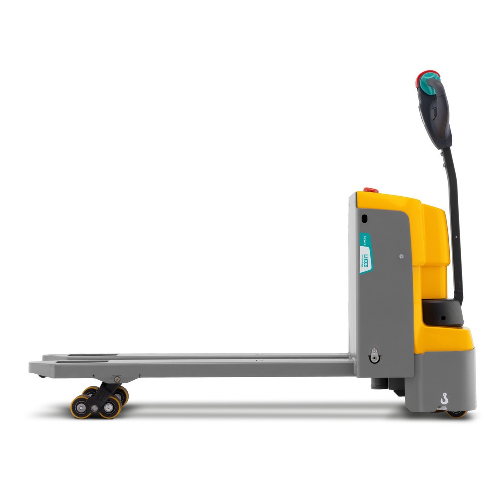 Jungheinrich EJE M15 electric pallet truck. load capacity 1.500 kg. fork length 1.150 mm