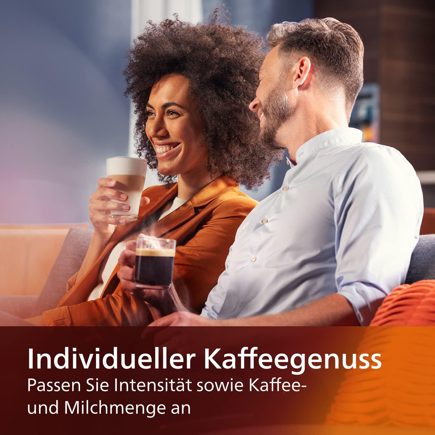 Philips Series 5400 Kaffeevollautomat – LatteGo Milchsystem, 12 Kaffeespezialitäten, Intuitives Display, 4 Benutzerprofile, Chrom
