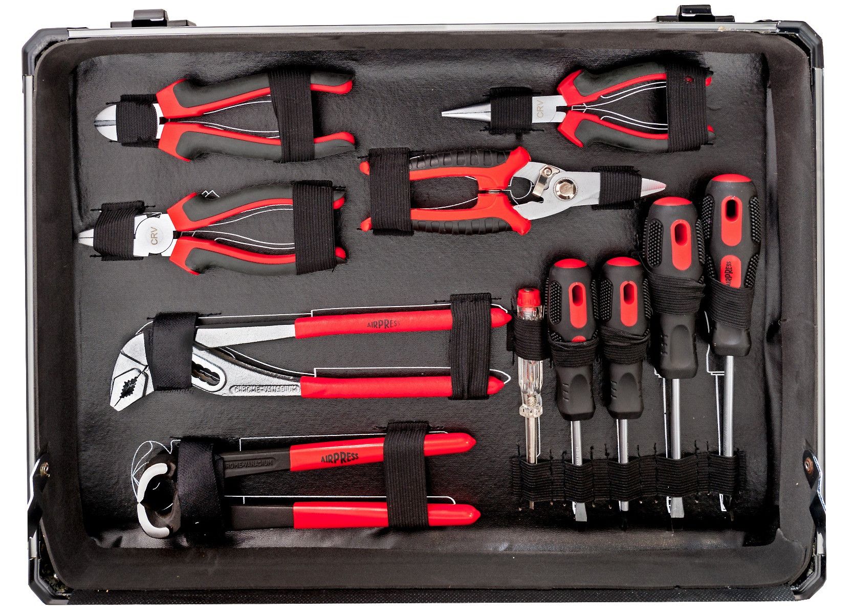 Tool case equipped with 127 pieces