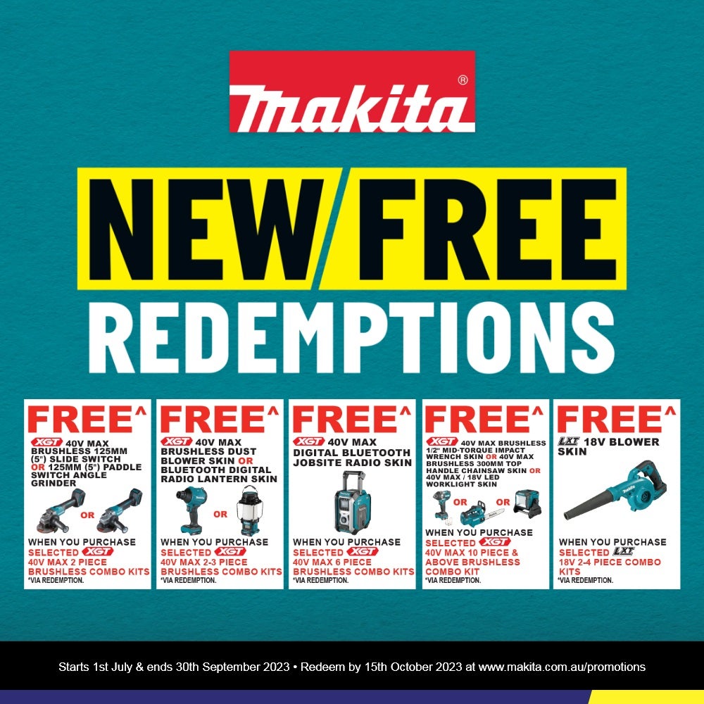 MAKITA 40V Max XGT 6 Piece 2 x 4.0Ah Combo Kit DK0191G601