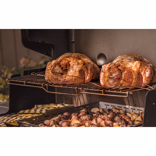 Weber Genesis E-435 Black 4-Burner Liquid Propane Gas Grill with 1 Side Burner