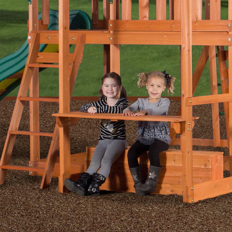 Monticello Wooden Swing Set