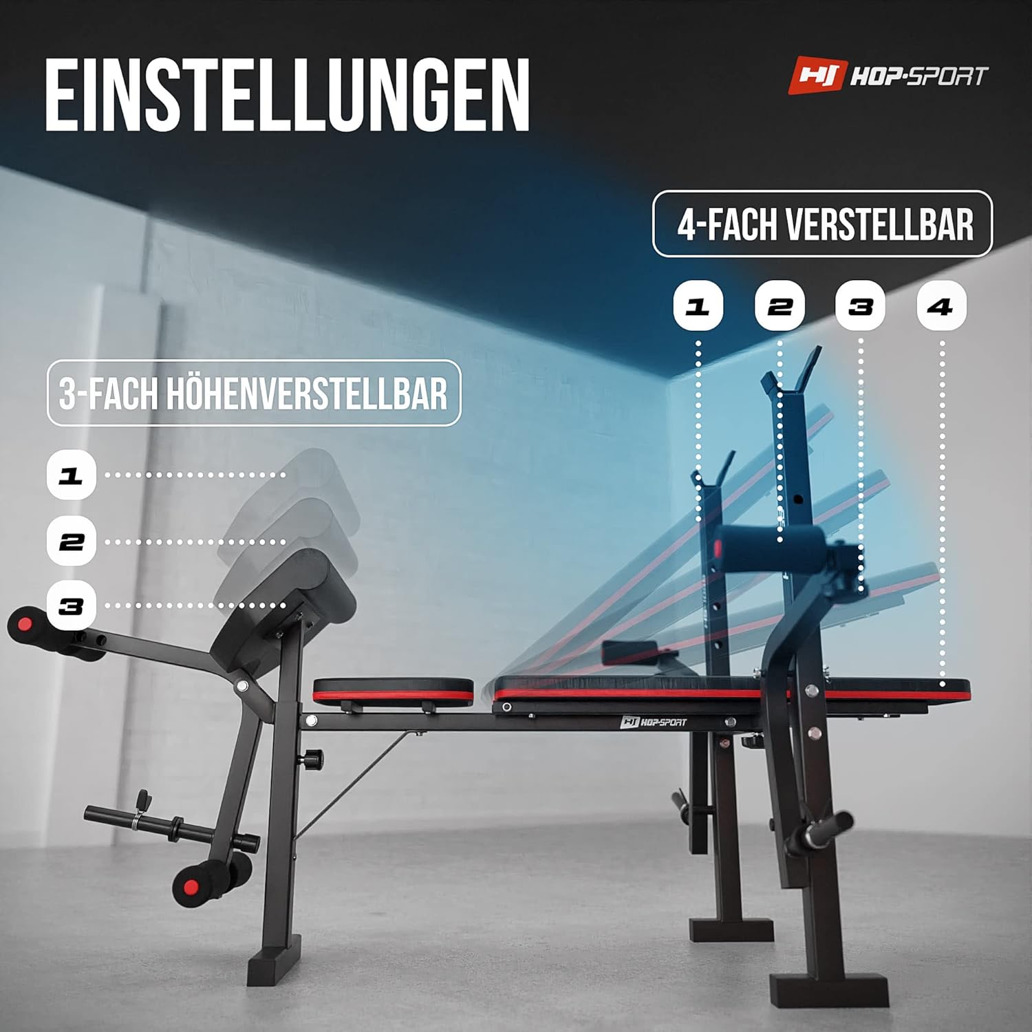 Hop-Sport weight bench