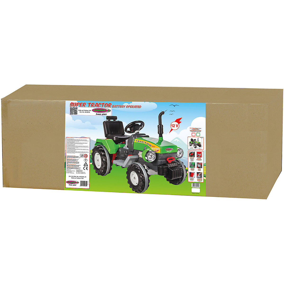Jamara Ride-on Traktor Power Drag 12V grün