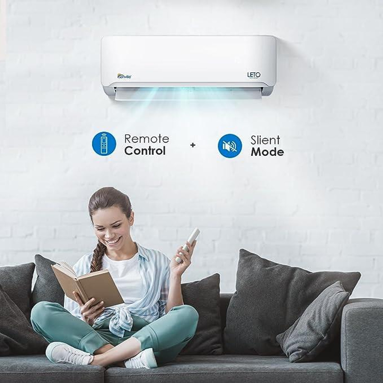 24000 BTU Mini Split Air Conditioner - Heat Pump - SENL/24CD