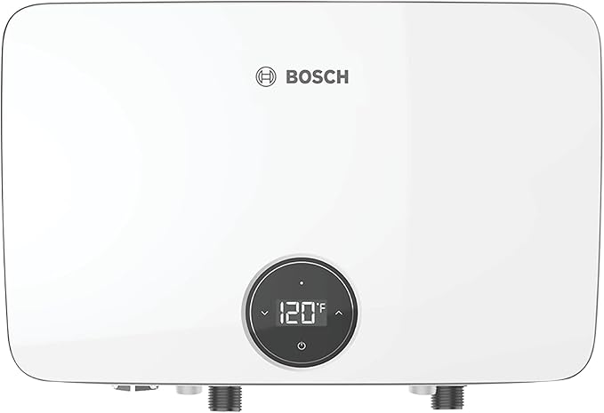 Bosch Thermotechnology Tronic 6100 Electric Tankless Water Heater, 27 kW, White